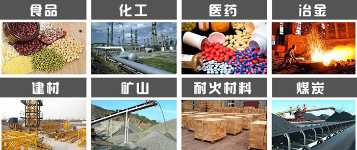 直徑1000型振動篩使用的行業(yè):食品，化工，醫(yī)藥，冶金，建材，礦山，耐火材料，煤炭等行業(yè)。